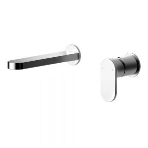Nuie Binsey Chrome Wall Mounted Basin Mixer Tap