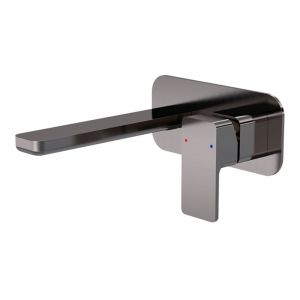 Nuie Windon Brushed Pewter Wall Mounted Basin Mixer Tap