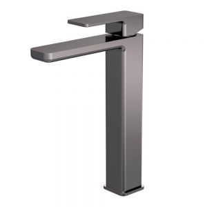 Nuie Windon Brushed Pewter Tall Basin Mixer Tap