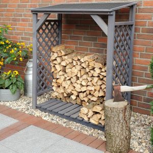 Promex Grey Speyer Firewood Log Store