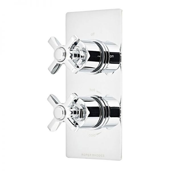 Roper Rhodes Wessex Chrome Two Outlet Thermostatic Shower Valve