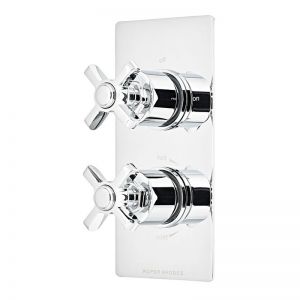 Roper Rhodes Wessex Chrome Two Outlet Thermostatic Shower Valve