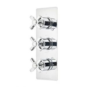 Roper Rhodes Wessex Chrome Three Outlet Thermostatic Shower Valve