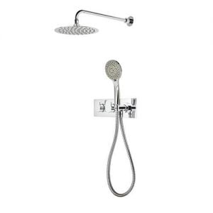 Roper Rhodes Clear Dual Function Shower System with Shower Head and Handset