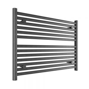 Tissino Hugo 800 x 600mm Anthracite Electric Only Towel Rail