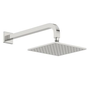 Tissino Mario Wall Mounted Curved Square Shower Arm and Head