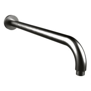 Crosswater Union Brushed Black Chrome Wall Mounted Shower Arm 400mm