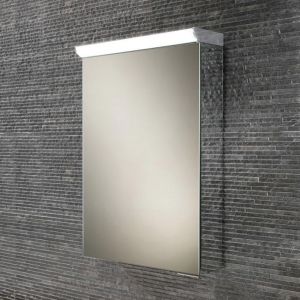 HIB Flux Compact Single Door Illuminated Bathroom Cabinet 44600