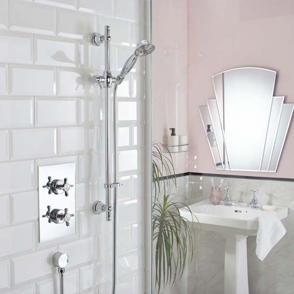 Bristan 1901 Traditional Shower Pack with Adjustable Riser 1901 SHWR PK #4