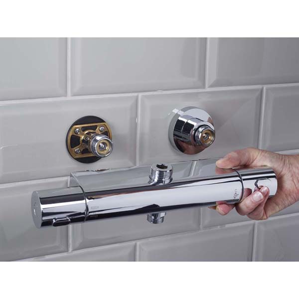 Bristan Buzz Exposed Valve With Rigid Riser and Diverter BUZ2 SHXDIVCTFF C #11