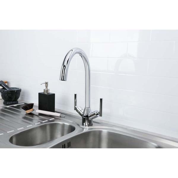 Bristan Chive Chrome Easy Fit Mono Kitchen Mixer Tap CHV EFSNK C #3