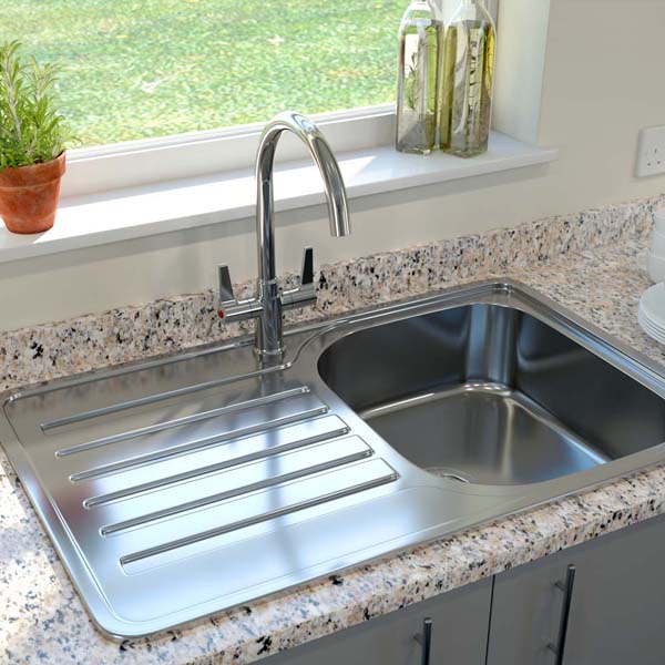 Bristan Design Utility Lever Easyfit Kitchen Mixer Tap DUL SNK EF C #3