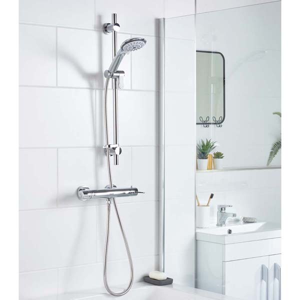 Bristan Design Utility Bar Shower, lever handles, fast fit connections, single mode shower kit. DUL2 SHXARFF C #9