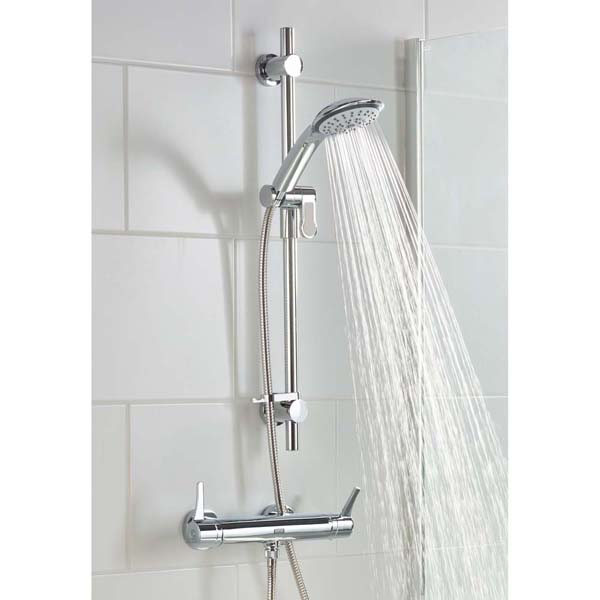 Bristan Design Utility Bar Shower, lever handles, fast fit connections, single mode shower kit. DUL2 SHXARFF C #10