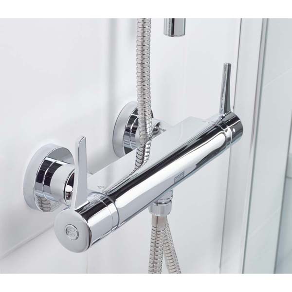 Bristan Design Utility Bar Shower, lever handles, fast fit connections, single mode shower kit. DUL2 SHXARFF C #4