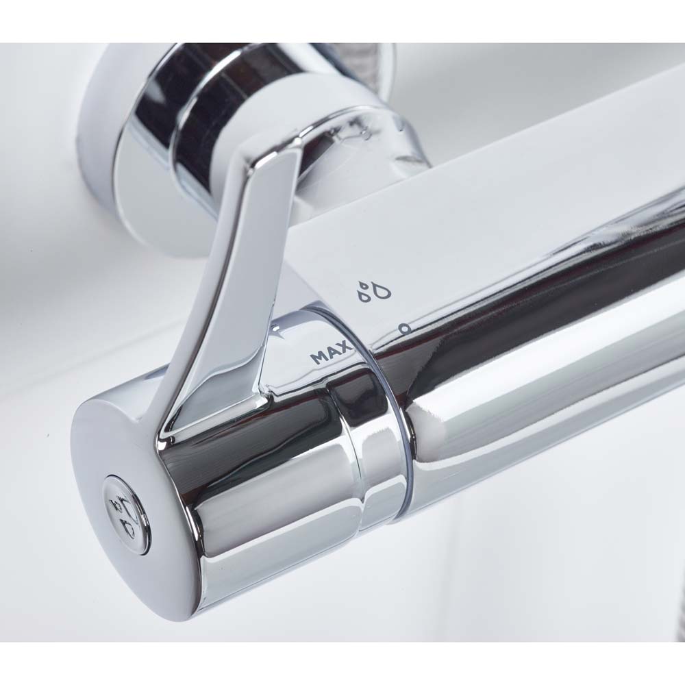 Bristan Design Utility Bar Shower, lever handles, fast fit connections ...