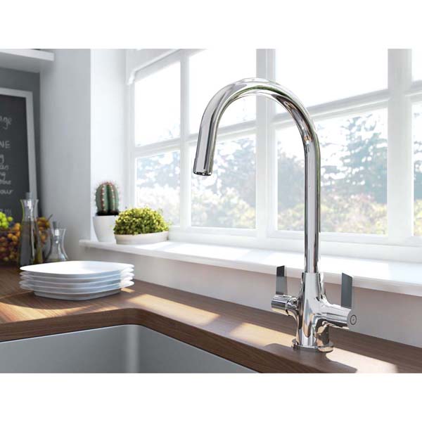 Bristan Echo Chrome Easyfit Mono Kitchen Mixer Tap EC SNK EF C #2
