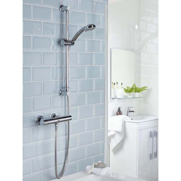 Bristan FRENZY Bar Shower Valve Complete With Slider Shower Kit FZ SHXMMCTFF #6