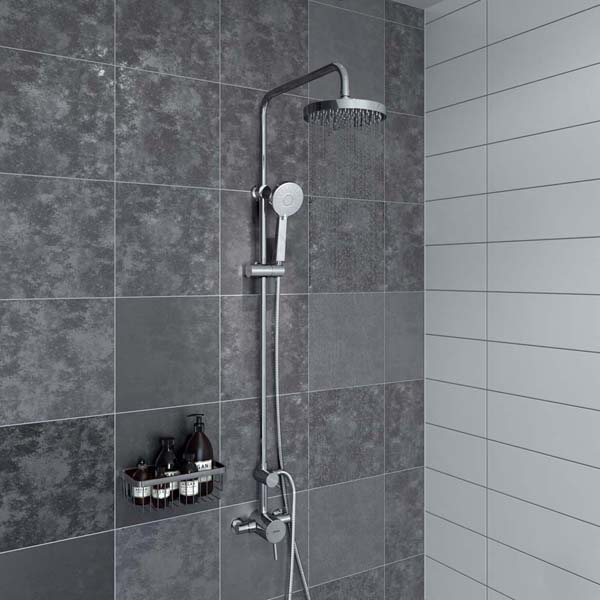Bristan Prism Exposed Sequential Chrome Shower Valve with Diverter and Rigid Riser Kit PM2 SQSHXDIV C #3