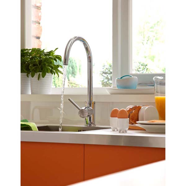 Bristan Pistachio Chrome Easy Fit Mono Kitchen Mixer Tap PST EFSNK C #3