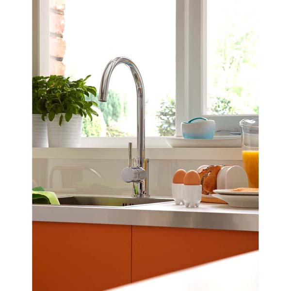 Bristan Pistachio Chrome Easy Fit Mono Kitchen Mixer Tap PST EFSNK C #4