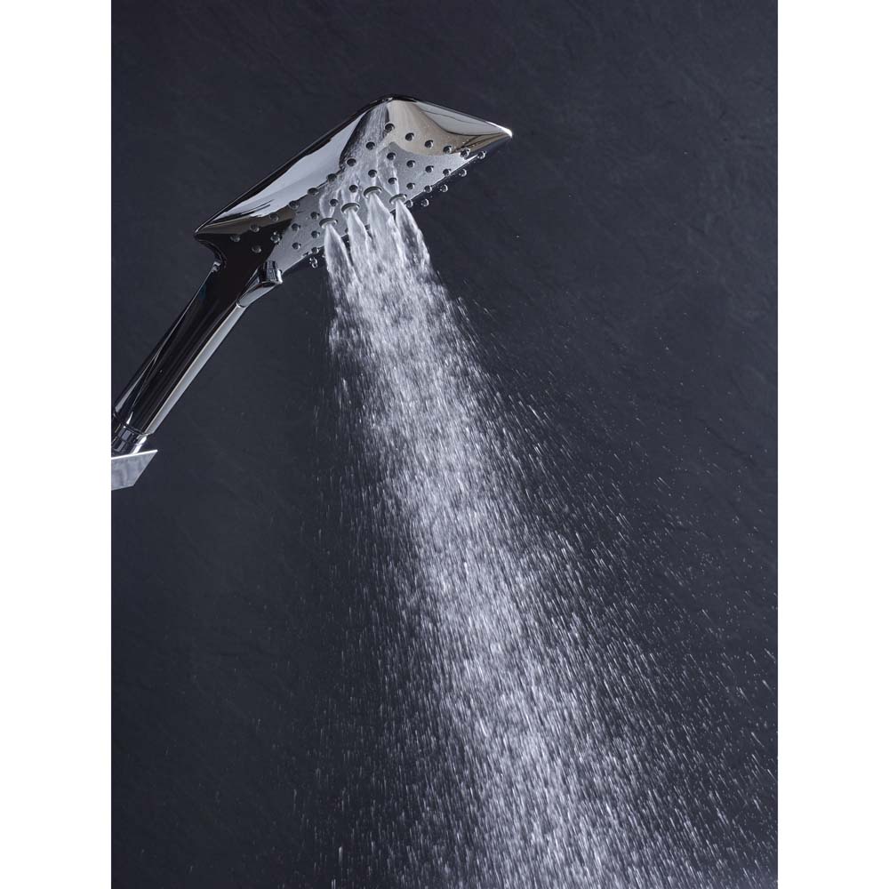 Bristan Quadrato Exposed Fixed Head Bar Shower with Diverter and Kit QD SHXDIVFF C on sale at