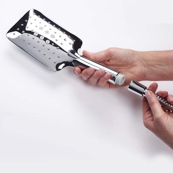 Bristan Quadrato Exposed Fixed Head Bar Shower with Diverter and Kit QD SHXDIVFF C on sale at