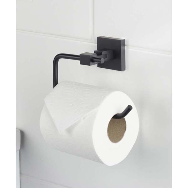 Bristan Black Square Toilet Roll Holder SQ ROLL BLK #3