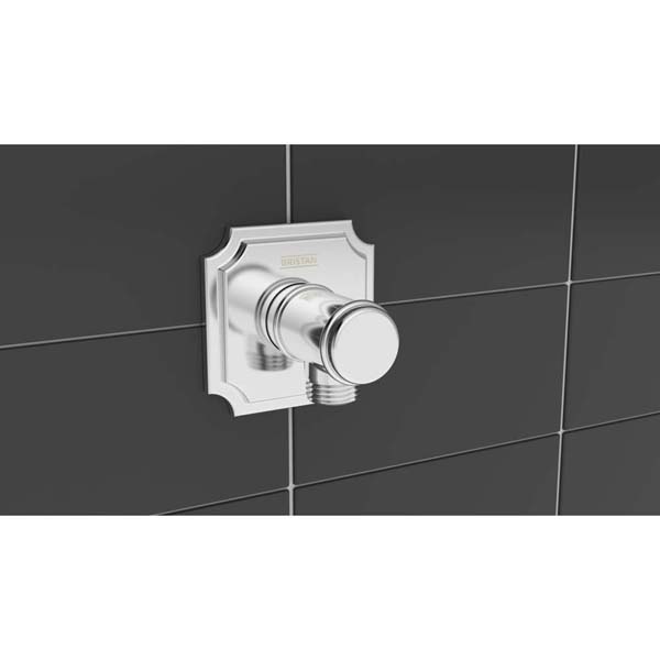 Bristan Traditional Square Wall Outlet Chrome TDARM WOSQ03 C #3