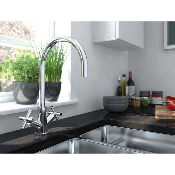 Bristan Tangerine Chrome Easyfit Mono Kitchen Mixer Tap TNG EFSNK C #3