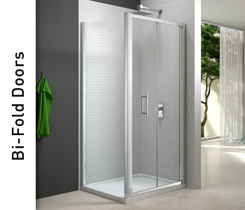 Merlyn 6 Series Bi Fold Shower Doors and Enclosures
