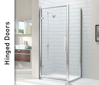 Merlyn 8 Series Hinged Shower Doors & Enclosures