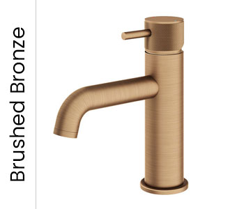 Abacus Brushed Bronze Bathroom Taps