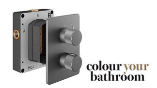 Abacus Anthracite Shower Valves and Accessories