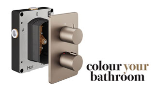 Abacus Brushed Nickel Shower Valves and Accessories