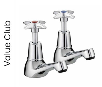 Bristan Value Crosshead Bathroom Taps