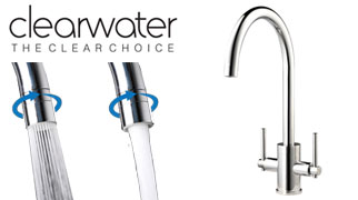 Clearwater Twist and Spray Kitchen Taps