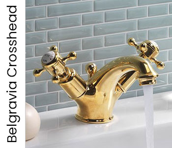 Crosswater Belgravia Crosshead Bathroom Taps