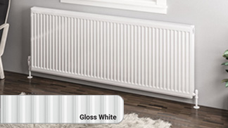 Eastbrook Gloss White Central Heating Radiators