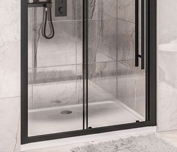 Eastbrook Matt Black Shower Doors