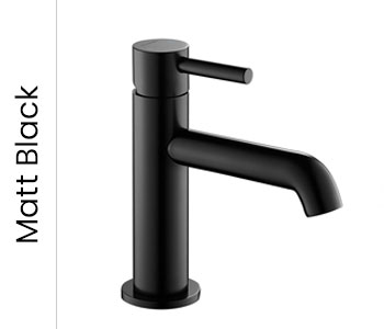 Flova Levo Matt Black Bathroom Taps