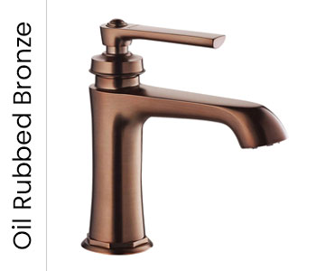 Flova Liberty Rubbed Bronze Bathroom Taps
