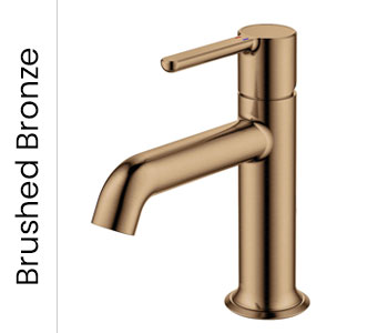 Flova Moonlight Brushed Bronze Bathroom Taps