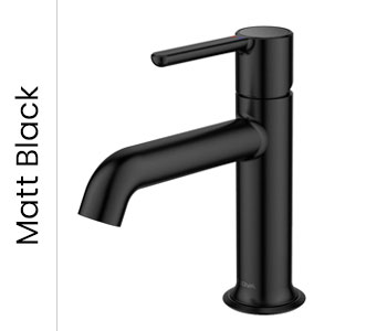 Flova Moonlight Matt Black Bathroom Taps