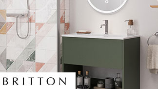 Britton Hackney Green Bathroom Furniture