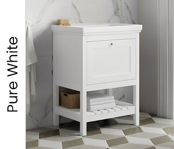 Hudson Reed Bexley Pure White Furniture