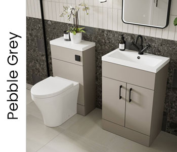 Hudson Reed Fusion Pebble Grey Furniture