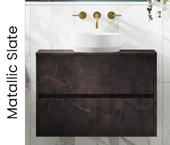 Hudson Reed Juno Metallic Slate Furniture