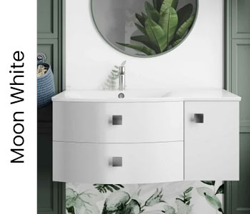 Hudson Reed Sarenna Moon White Furniture