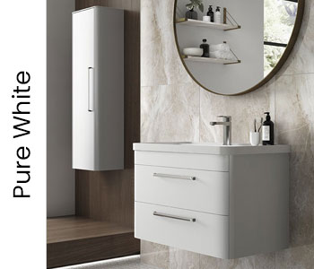 Hudson Reed Solar Pure White Furniture